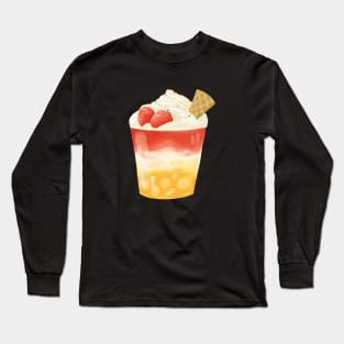 Strawberry and peach parfait Long Sleeve T-Shirt